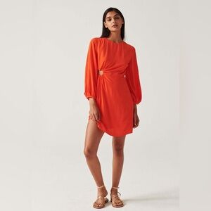 Elegant Orange Dress
